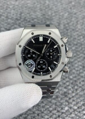 Audemars Piguet Royal Oak Chrono 26240 RG 1:1 Best Edition black Dial on RG Bracelet 4401 Super Clone