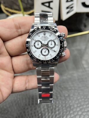 Daytona Panda Chronograph with White Dial 4130Movement