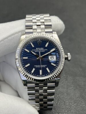 Datejust Ref 126334 in 36mm Oystersteel Mint Green Dial 3235Movement