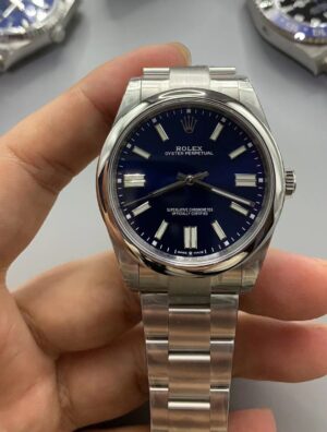 Oyster Perpetual 124300 1:1 Best Edition 904L Steel Blue Dial 3230Movement