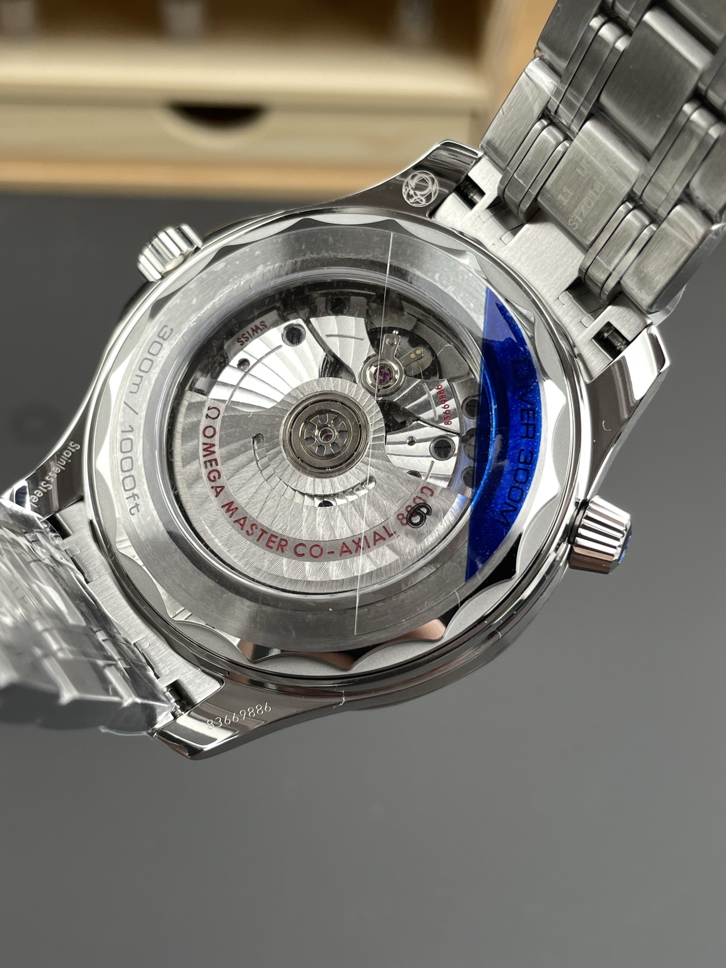 Omega Seamaster Diver 300M 1:1 Best Edition Black Ceramic white Dial on SS Bracelet 8800 Super Clone - Image 3