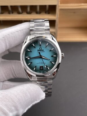 Omega Aqua Terra 150M 38mm 1:1 Best Edition Turquoise Dial on SS Bracelet 8800 Super Clone
