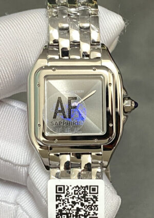 Cartier Panthère Ladies  27mm SS/YG  1:1 Best Edition Silver Dial on SS/YG Bracelet Ronda Quartz