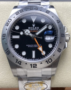 Explorer II 42mm 226570 Black 904L SS 1:1 Best Edition White Dial on Bracelet 3285 Movement