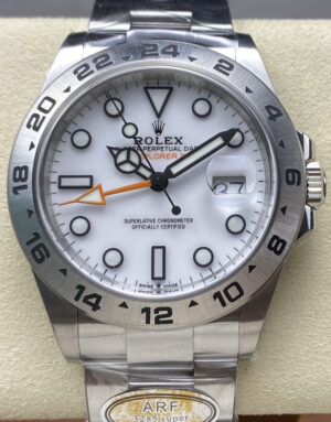 Explorer II 42mm 226570 White 904L SS 1:1 Best Edition White Dial on Bracelet 3285 Movement