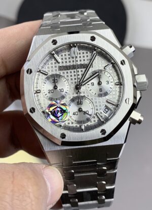 Audemars Piguet Royal Oak Chrono 26240 RG  1:1 Best Edition white Dial on RG Bracelet 4401 Super Clone
