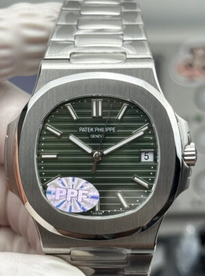 Patek Philippe Nautilus 5711 1:1 Best Edition Green Dial on SS Bracelet A324 Super Clone