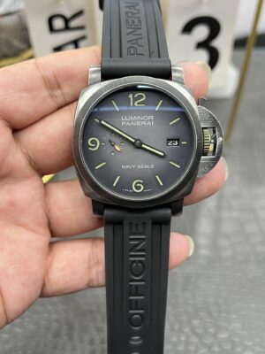 PAM1412 Navy SEALs  1:1 Best Edition Iron Gray Dial on Rubber Strap P.9010 Clone