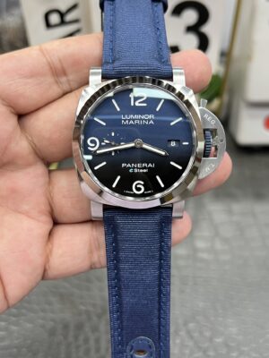 PAM1157 Luminor Marina eSteel  1:1 Best Edition on Blue Nylon Strap P.9010