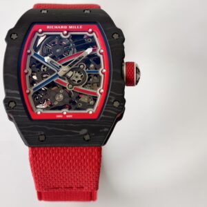 RM67-02 Black NTPT McLaren  Skeleton Dial on Nylon strap CRMA7 Clone V2