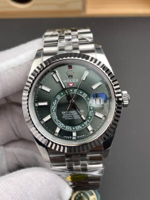 Sky-Dweller 326934 904L  1:1 Best Edition Green Dial on  Jubilee Bracelet A9002